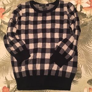 Checkered sweater